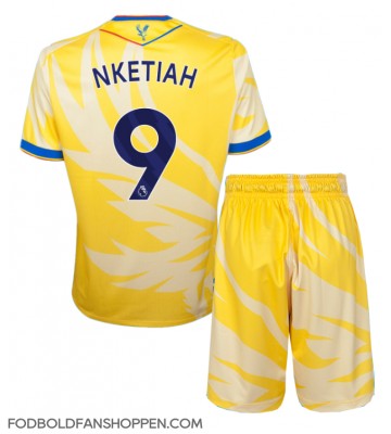 Crystal Palace Eddie Nketiah #9 Udebanetrøje Børn 2024-25 Kortærmet (+ Korte bukser)